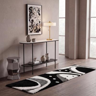 SAFAVIEH Florida Shag Riet Abstract 1.2-inch Thick Rug
