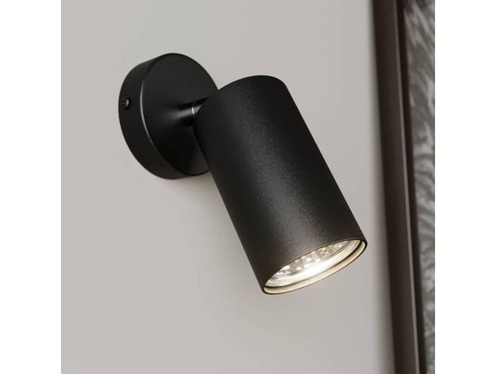 Wandstrahler Eye Spot einflammig, schwarz Nowodvorski Lighting, dimmbar, schwarz, für Wohn- / Esszimmer, Metall, Modern, Strahler
