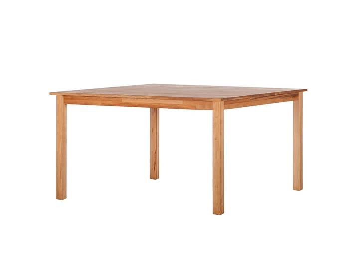 Table LemsiWOOD 140 x 80cm Beige/Marron/Hêtre