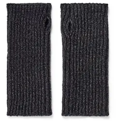 Tchibo - Glitzernde Strick-Handstulpen - silber
