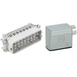 Lapp Kabel Steckverbinder-Set EPICKIT H-A 16 75009631 16 + PE Schrauben 1 Set, Elektronikkabel + Stecker, Grau