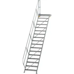 Munk Treppe mit Plattform 45° Stufenbreite 800 mm - 600457