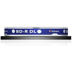 Verbatim 1x10 M-Disc BD-R BluRay 50GB 6x Speed Cakebox printable (10x), Optischer Datenträger
