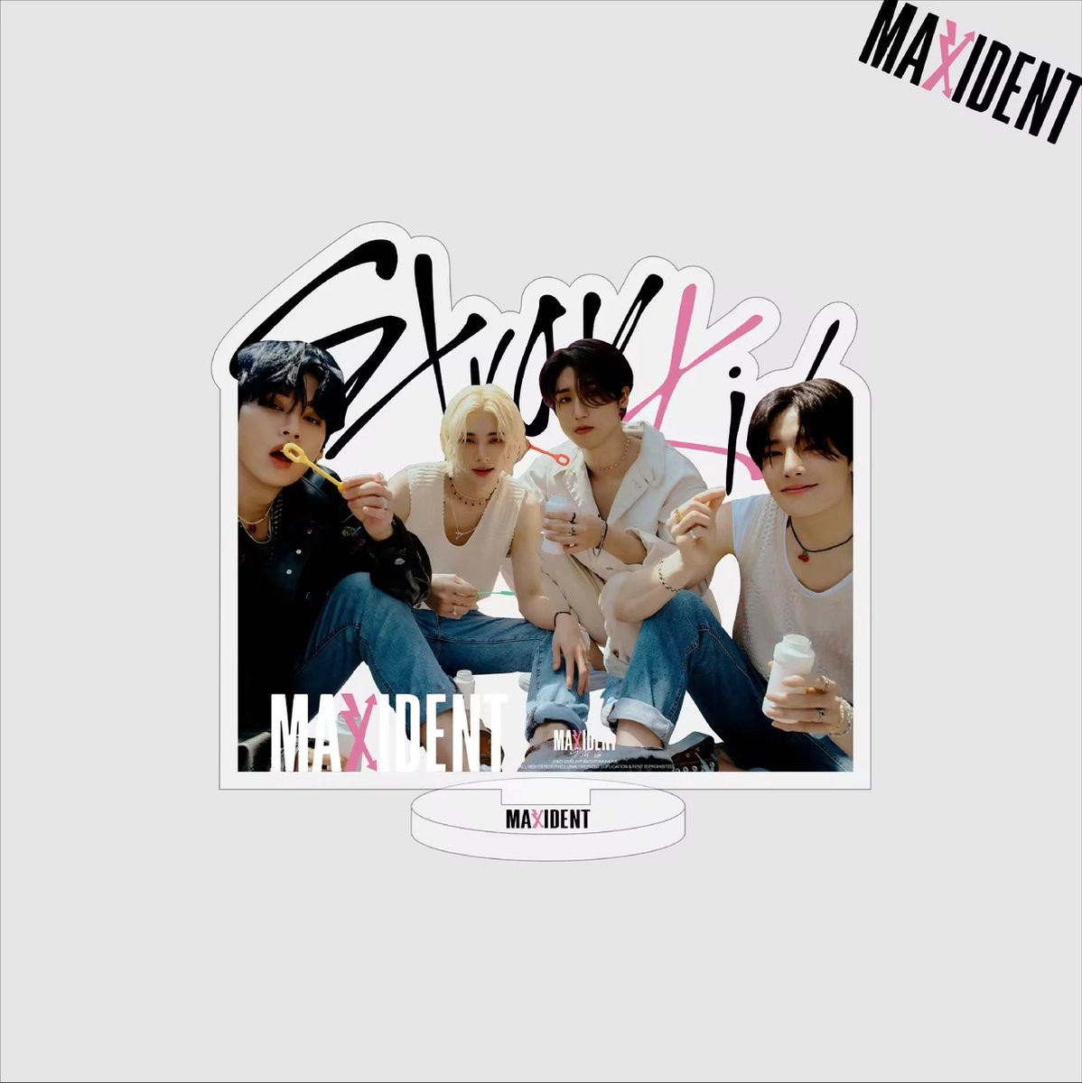 Stray Kids MAXIDENT KPOP Idol Acrylic Standee - Transparante Plastic Stand