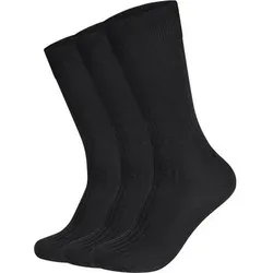 CAMANO Socken comfort fine rib, Größe 43/46 in Grau Grau