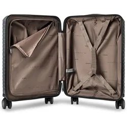 Stratic Shine 4 Rollen Kabinentrolley 55 cm, Koffer, Schwarz