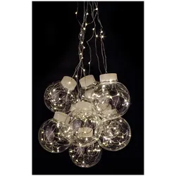 Lex 200 LEDs Kugel Lichterkette Beleuchtung Lichterkette Leuchtkugel Netz warmweiß : 200 LEDs