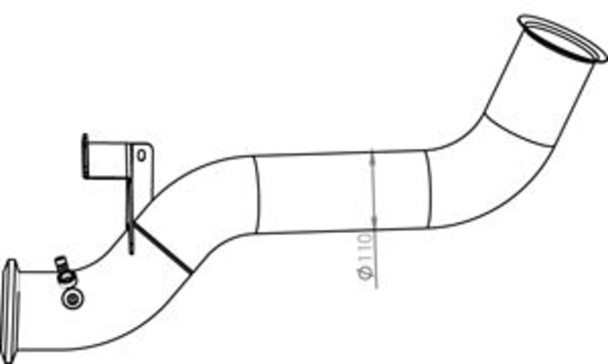 Abgasrohr DINEX 48165