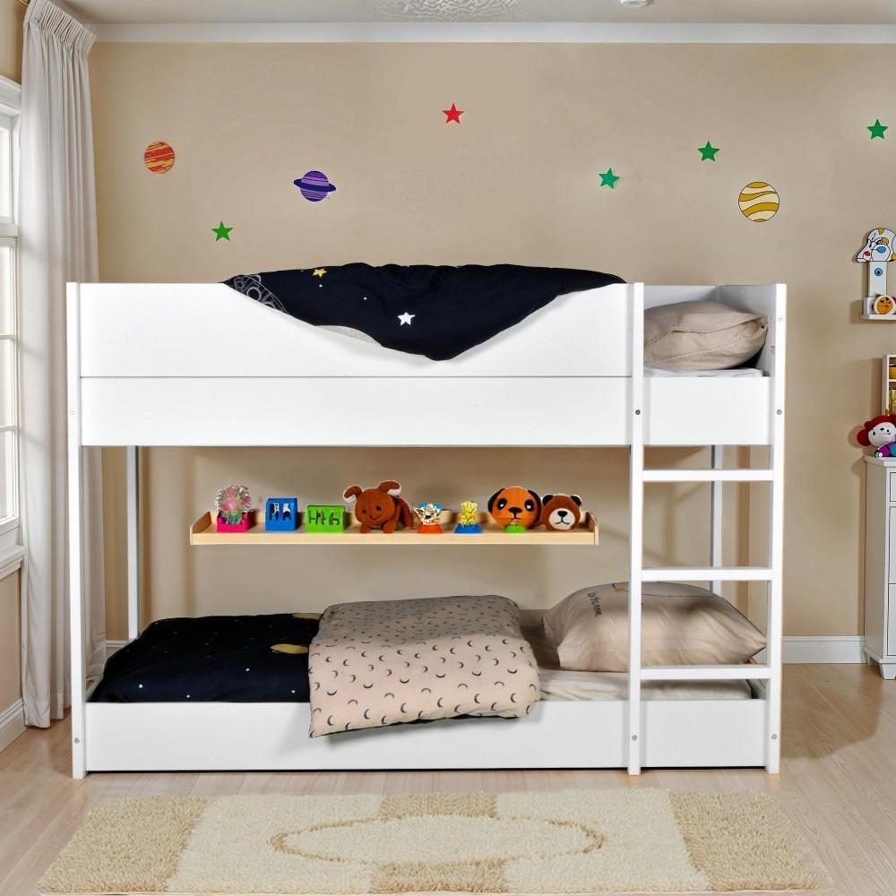 ETAGENBETT BOB / 90x190cm - Weiß