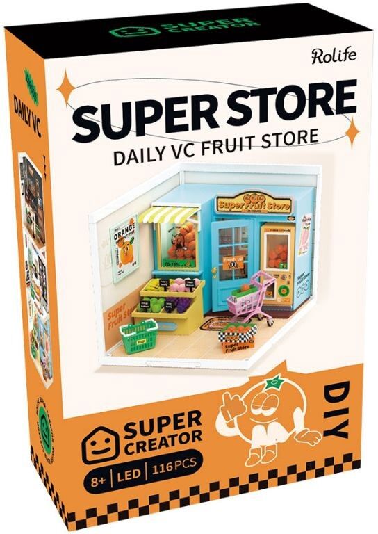 Super Magasin de Fruits - Maison Miniature Plastique Rolife