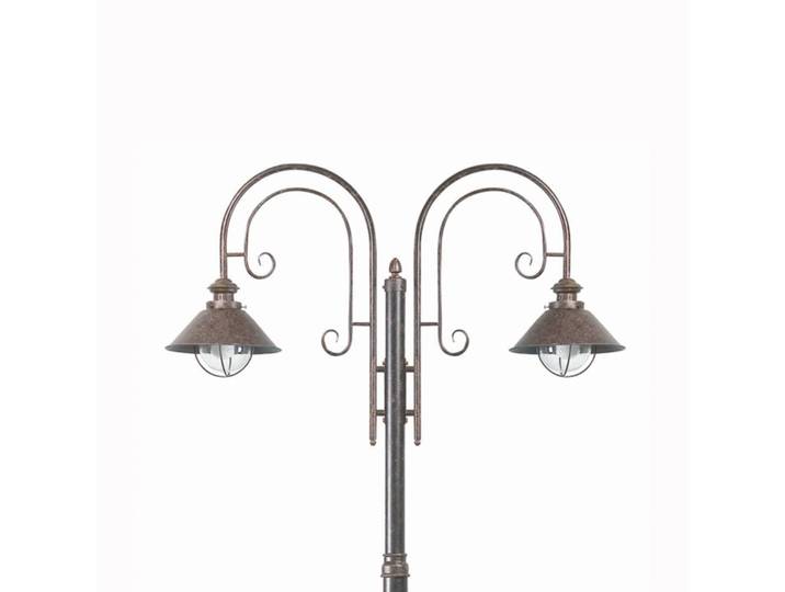 FARO BARCELONA Mastleuchte Nautica 2fl NAUTICA, braun / rost, Metall, Antik