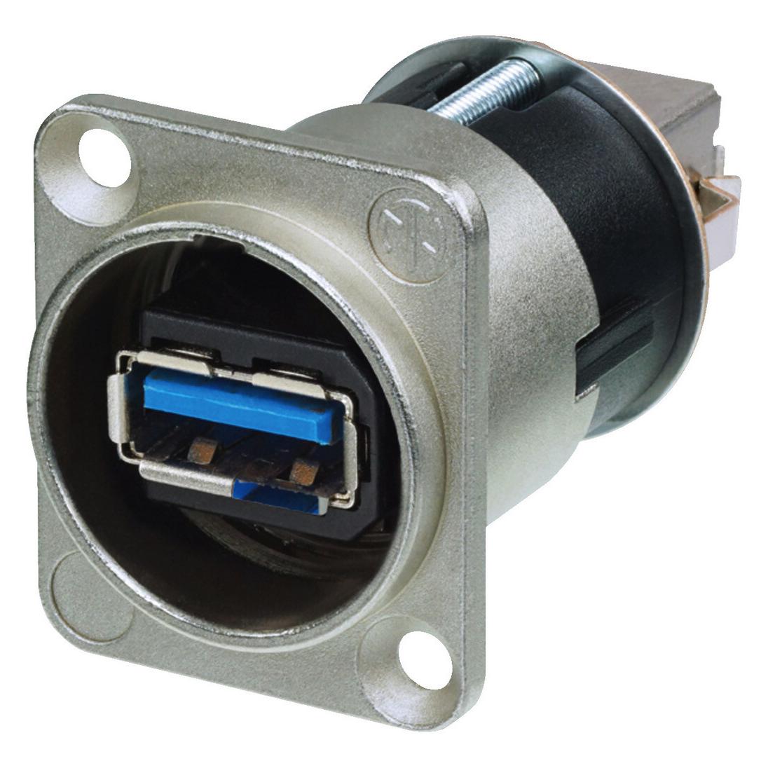 Neutrik NAUSB3 USB 3.0 Type A USB 3.0 Type B Schwarz (NAUSB3)