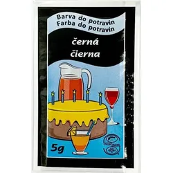 Lebensmittelfarbe Pulver (5 g) Schwarz