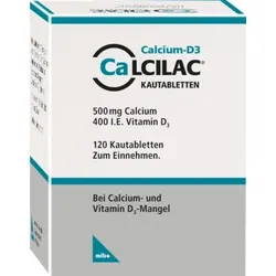 Calcilac 500mg/400 I.E. 120 St Kautabletten