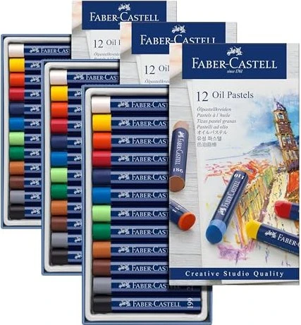 Faber-Castell Ölpastellkreiden 12er Kartonetui