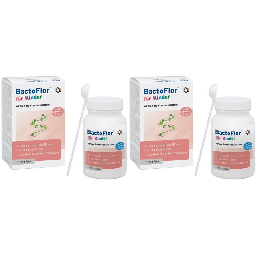 2x BactoFlor für Kinder Pulver 2x60 g