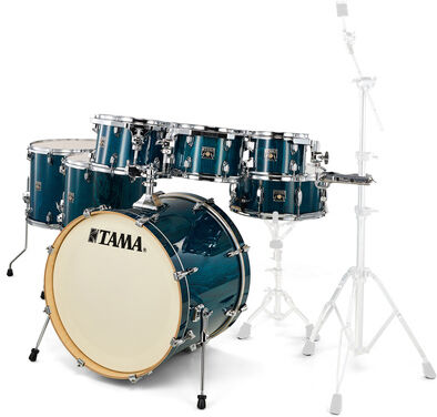 Tama Superst. Classic 7pcs -PGHP Gloss Sapphire Lacebark Pine