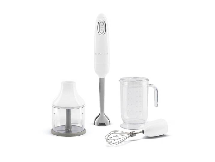 SMEG Stabmixer HBF03 WhEU , weiss (weiß), B:6,5cm H:41,4cm T:6,5cm, Mixer, Stabmixer