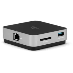 OWC 6-Port Travel Dock 100W- Space Gray (Ethernet)