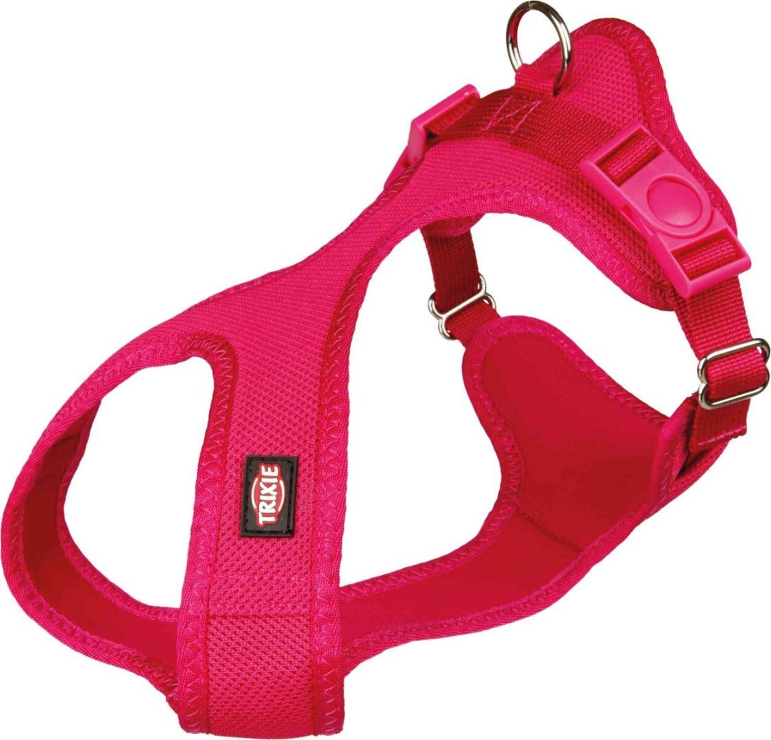 TRIXIE Comfort Soft Touren-Geschirr, S–M: 35–60 cm / 20 mm, fuchsia