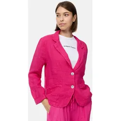 PM SELECTED Damen Business Leinen Blazer mit Reverskragen in Einheitsgröße PM53