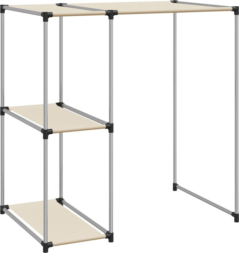 vidaXL wasmachineplank, crème, metaal, B/D/H: 87 x 55 x 90,5 cm