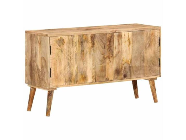 GKMBCVDFR Sideboard Mango Massivholz 110x30x60 cm Stabil, Langlebig, Handgeschnitzt, Viel Stauraum, Einfacher Zusammenbau