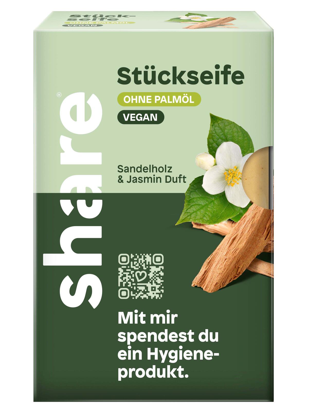 share Sandelholz & Jasmin Duft Feste Seife 100,0 g H-04-14-02