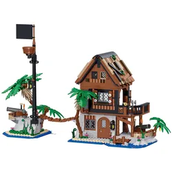 Brixies Plus Pirateninsel gross / Pirate island large