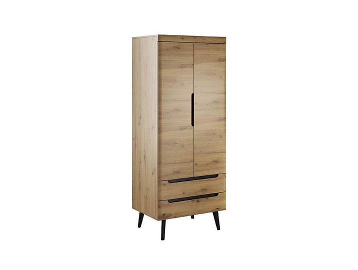 Xlmoebel Kleiderschrank Vielseitiges Regal für Kleidung und Accessoires, modern (Kleiderschrank NORDI NSZ80) Hergestellt in Europa