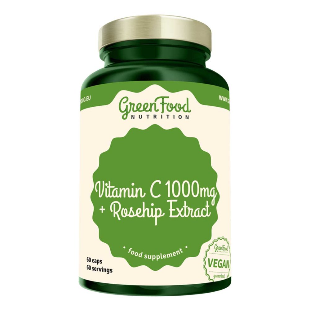GreenFood Nutrition Vitamin C1000 + Hagebutten Extrakt 08106551