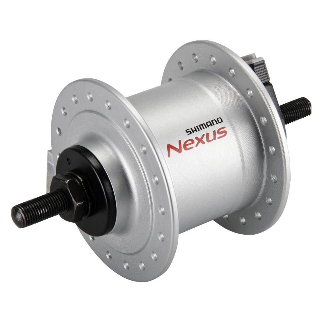 Shimano Nabendynamo NEXUS DH-C3000 100 m V-Brake 36-Loch 6V/1.5W Mutterverschlus (Felgenbremse) (EDHC30001NDNS)
