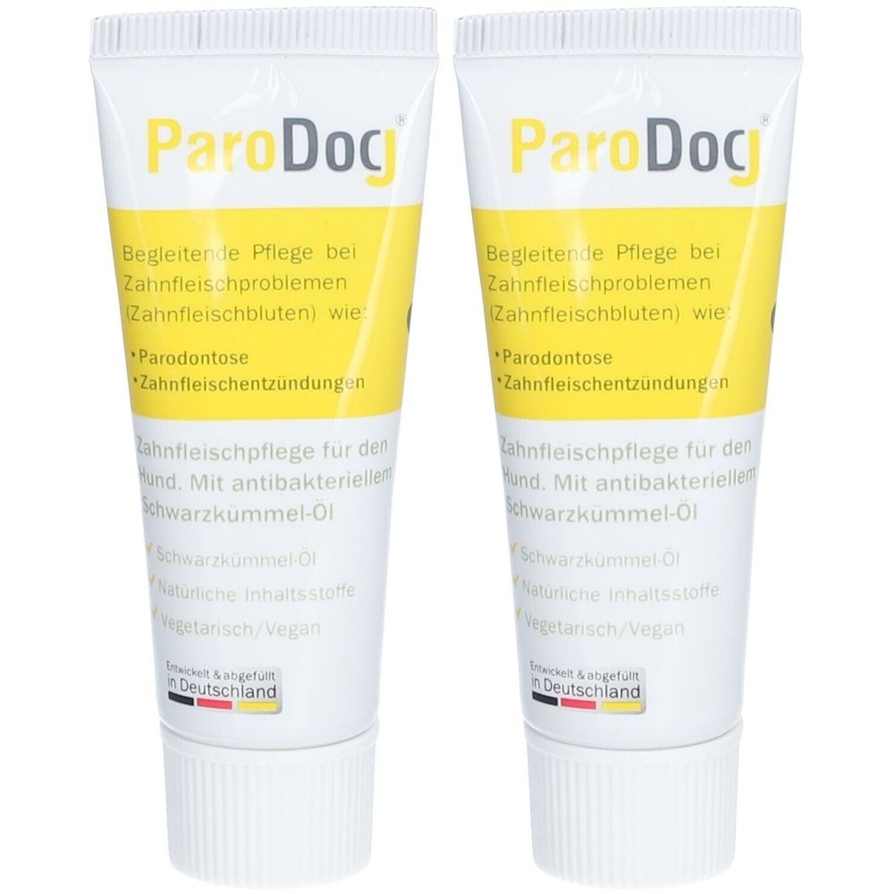 Parodog Zahnfleischpflege Gel für den Hund 2x 2x25 ml