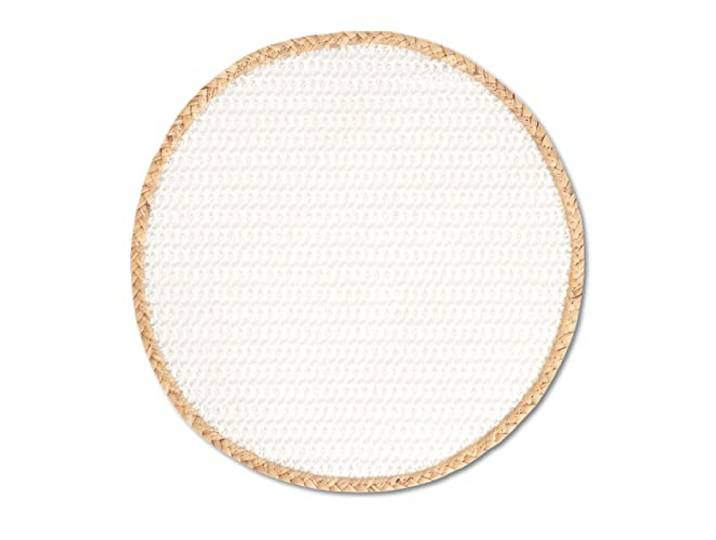Zeller 27038 Nature Set de Table en Papier Blanc Ø 38 cm