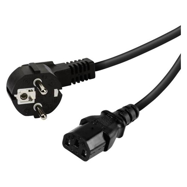 Vivanco Kaltgerätekabel 3pol. IEC Stecker, 3m (3 m) (VVITIEC300SHU)