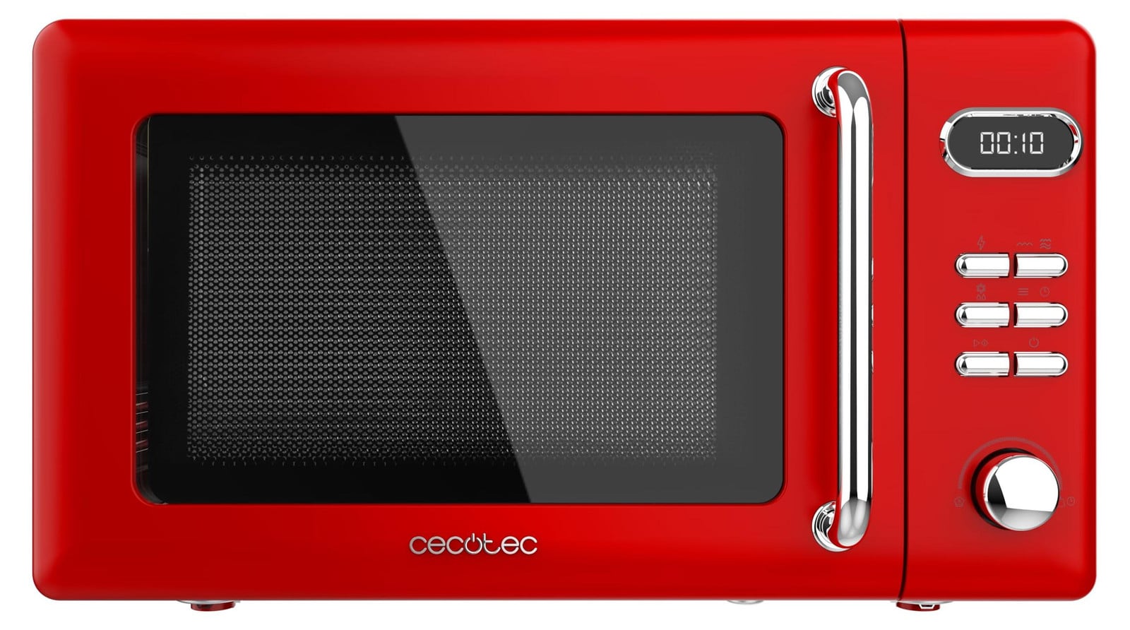 Cecotec 01715 Magnetron met grill, 20 liter, Rood