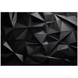 FOTOTAPETE 3D Abstrakt Schwarz 150x105 cm