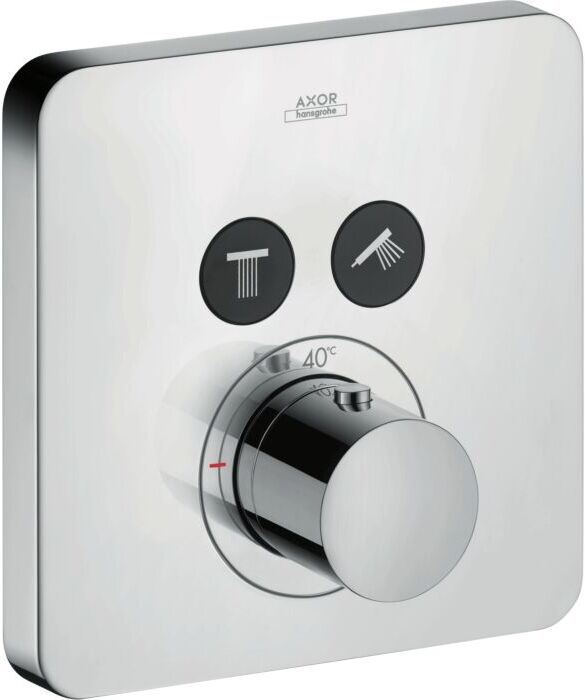 Hansgrohe Axor ShowerSelect Soft Cube 36707000 Thermostat, chrom, 2 Verbraucher