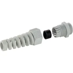 MBFK 12 - Metrische Kabelverschraubung, 3,0 - 6,5 mm, M12, grau