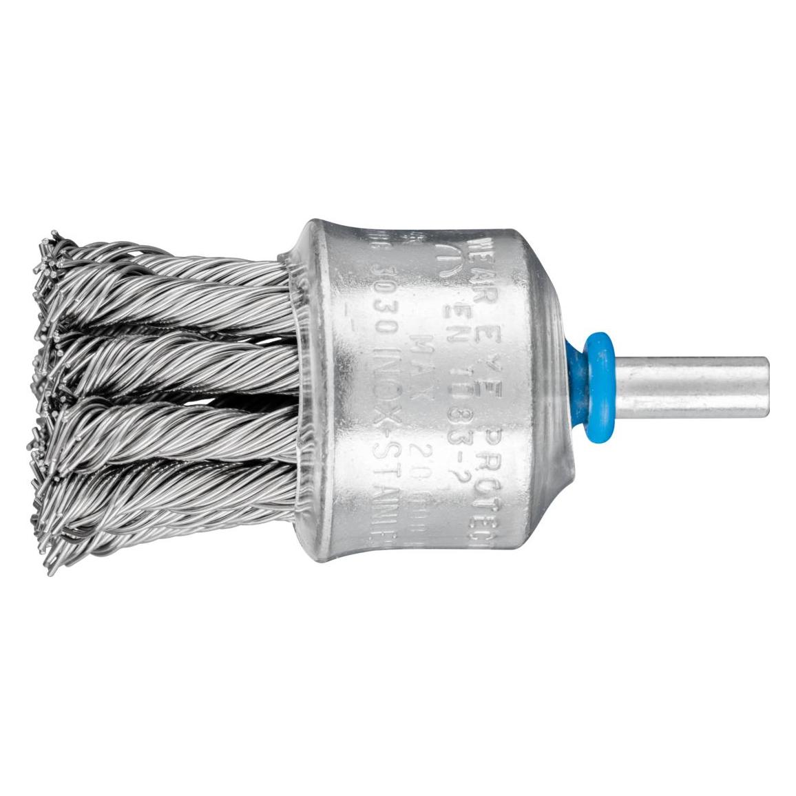 Pferd Pinselbürste mit Schaft. gezopft PBG 3030/6 INOX 0.60 VPE: 10 (PBG 3028/6 INOX 0,60)