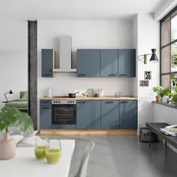 Küchenleerblock Easytouch Low o. Geräte Blau