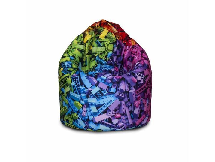 Pouf Fauteuil Sacco XL Déhoussable Imperméable Intérieur/Extérieur 85x85x135cm Fantaisie-dg49 – Ecopuf