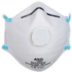 ASATEX Feinstaubmaske Mundschutz FFP2 NR D PSA mit Ventil EN149:2001+A1:2009