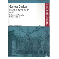 Sonata A-Dur op.16,3 für Violoncello und Klavier, Fachbücher von George Onslow