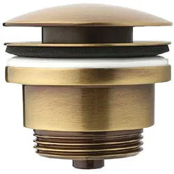 TRIZERATOP Ablaufventil Pop-Up, Stöpsel Bronze Retro, Ablaufgarnitur, Abfluss