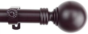 InStyleDesign Sphere 1-inch Adjustable Drapery Rod 160-240 inch - 160 to 240 inch