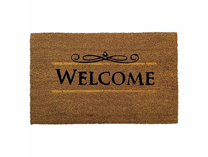 Vivol Kokos deurmat Welcome 50x80 cm - antislip, stofvrij en effectieve vuilslijtage