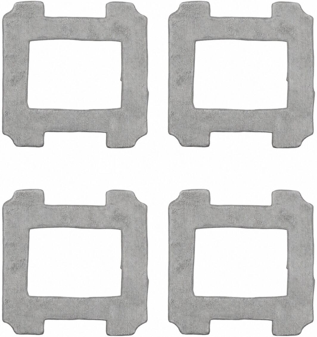 INF Pack de 4 chiffons de nettoyage pour vitres de robot ECOVACS WINBOT