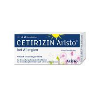 CETIRIZIN Aristo bei Allergien 10 mg Filmtabletten 50 St