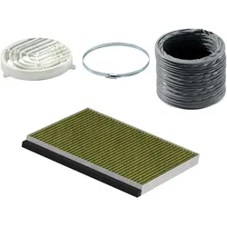Siemens Clean Alean Air+ Umluftset, Dunstabzugshaube Zubehör, Weiss, Schwarz, Gelb, Silber
